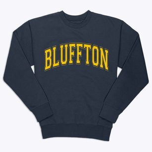 Bluffton Georgia Varsity Premium Crewneck Sweatshirt