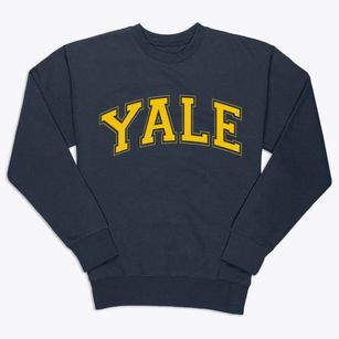 Yale Illinois Varsity Premium Crewneck Sweatshirt