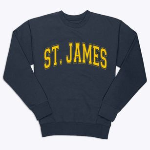 St. James New York Varsity Premium Crewneck Sweatshirt