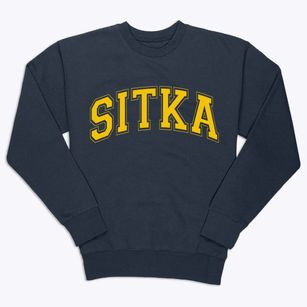 Sitka Alaska Varsity Premium Crewneck Sweatshirt