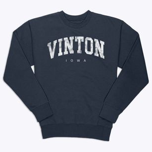 Vinton Iowa Urban Vibe Premium Crewneck Sweatshirt