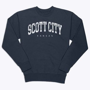 Scott City Kansas Urban Vibe Premium Crewneck Sweatshirt