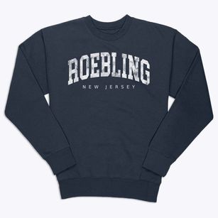 Roebling New Jersey Urban Vibe Premium Crewneck Sweatshirt