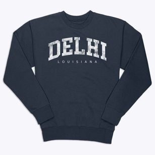 Delhi Louisiana Urban Vibe Premium Crewneck Sweatshirt