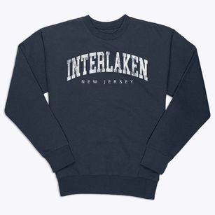 Interlaken New Jersey Urban Vibe Premium Crewneck Sweatshirt