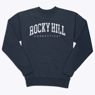 Rocky Hill Connecticut Urban Vibe Premium Crewneck Sweatshirt