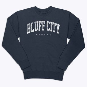 Bluff City Kansas Urban Vibe Premium Crewneck Sweatshirt