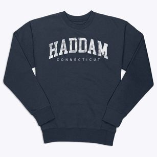 Haddam Connecticut Urban Vibe Premium Crewneck Sweatshirt