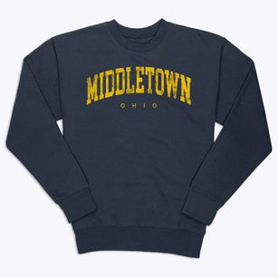 Middletown Ohio Urban Vibe Premium Crewneck Sweatshirt