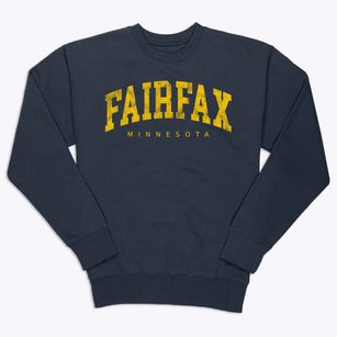 Fairfax Minnesota Urban Vibe Premium Crewneck Sweatshirt