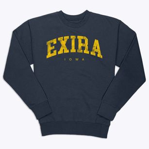 Exira Iowa Urban Vibe Premium Crewneck Sweatshirt