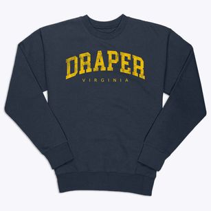 Draper Virginia Urban Vibe Premium Crewneck Sweatshirt