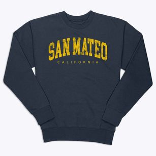 San Mateo California Urban Vibe Premium Crewneck Sweatshirt