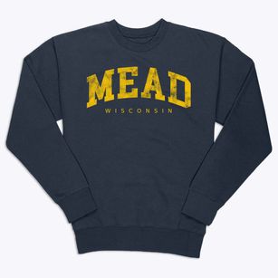 Mead Wisconsin Urban Vibe Premium Crewneck Sweatshirt