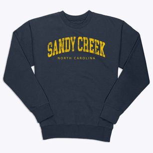 Sandy Creek North Carolina Urban Vibe Premium Crewneck Sweatshirt