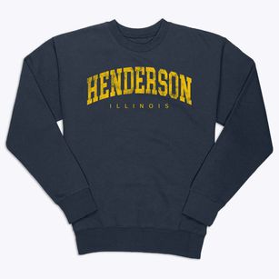 Henderson Illinois Urban Vibe Premium Crewneck Sweatshirt