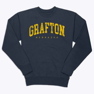 Grafton Nebraska Urban Vibe Premium Crewneck Sweatshirt