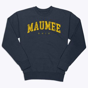 Maumee Ohio Urban Vibe Premium Crewneck Sweatshirt