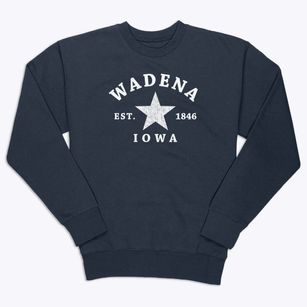 Wadena Iowa Star Premium Crewneck Sweatshirt