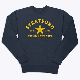 Stratford Connecticut Star Premium Crewneck Sweatshirt