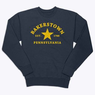 Bakerstown Pennsylvania Star Premium Crewneck Sweatshirt