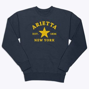 Arietta New York Star Premium Crewneck Sweatshirt