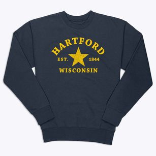 Hartford Wisconsin Star Premium Crewneck Sweatshirt