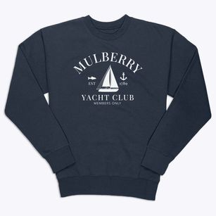 Mulberry North Carolina Yacht Club Premium Crewneck Sweatshirt