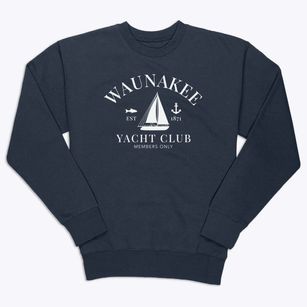 Waunakee Wisconsin Yacht Club Premium Crewneck Sweatshirt