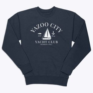 Yazoo City Mississippi Yacht Club Premium Crewneck Sweatshirt