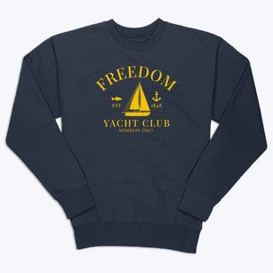 Freedom Wisconsin Yacht Club Premium Crewneck Sweatshirt