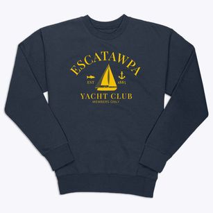 Escatawpa Mississippi Yacht Club Premium Crewneck Sweatshirt