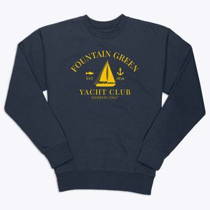Fountain Green Utah Yacht Club Premium Crewneck Sweatshirt