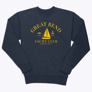 Great Bend Kansas Yacht Club Premium Crewneck Sweatshirt
