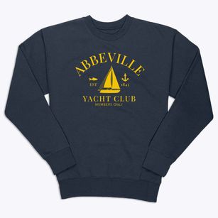 Abbeville Louisiana Yacht Club Premium Crewneck Sweatshirt