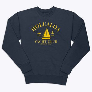 Holualoa Hawaii Yacht Club Premium Crewneck Sweatshirt