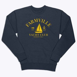 Farmville Virginia Yacht Club Premium Crewneck Sweatshirt