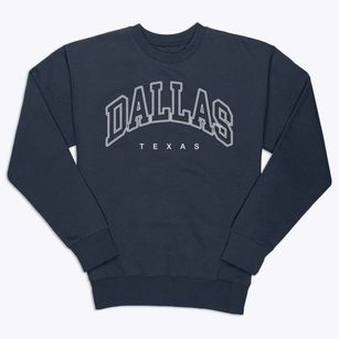Dallas Texas Inline Premium Crewneck Sweatshirt