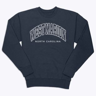 West Marion North Carolina Inline Premium Crewneck Sweatshirt