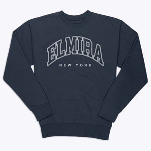 Elmira New York Inline Premium Crewneck Sweatshirt