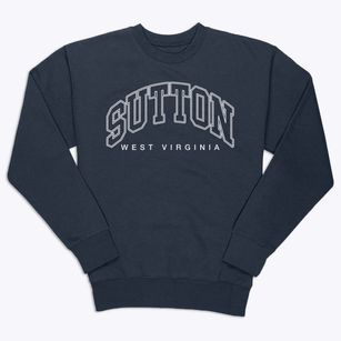 Sutton West Virginia Inline Premium Crewneck Sweatshirt
