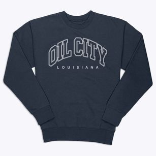 Oil City Louisiana Inline Premium Crewneck Sweatshirt