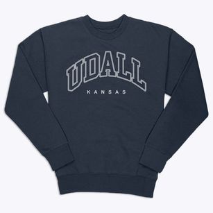 Udall Kansas Inline Premium Crewneck Sweatshirt