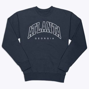 Atlanta Georgia Inline Premium Crewneck Sweatshirt