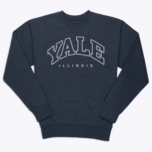 Yale Illinois Inline Premium Crewneck Sweatshirt
