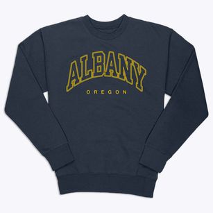 Albany Oregon Inline Premium Crewneck Sweatshirt