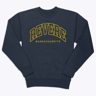 Revere Massachusetts Inline Premium Crewneck Sweatshirt