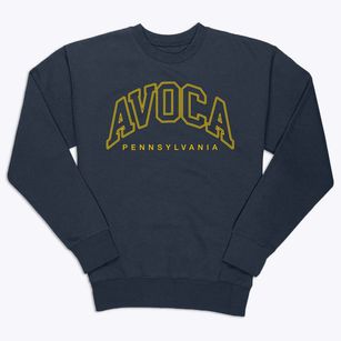Avoca Pennsylvania Inline Premium Crewneck Sweatshirt