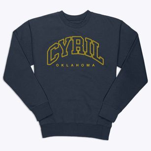 Cyril Oklahoma Inline Premium Crewneck Sweatshirt