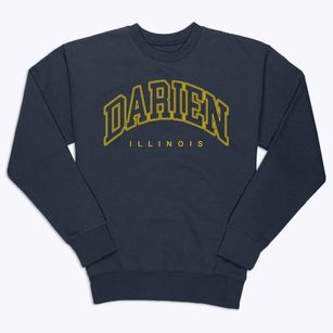 Darien Illinois Inline Premium Crewneck Sweatshirt